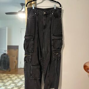 H&M Dark Gray Cargo Pants